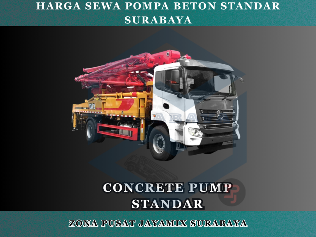 Harga Sewa Pompa Beton Standar Surabaya