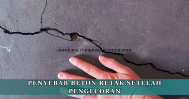 Penyebab Beton Retak Setelah Pengecoran