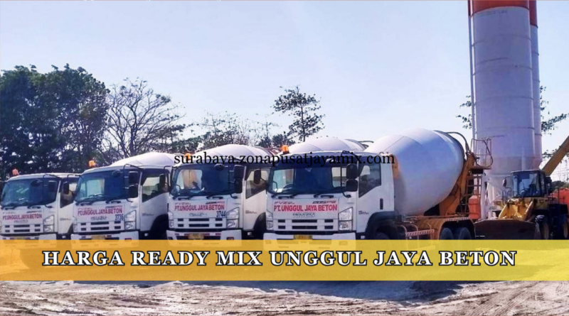 harga ready mix unggul jaya beton surabaya