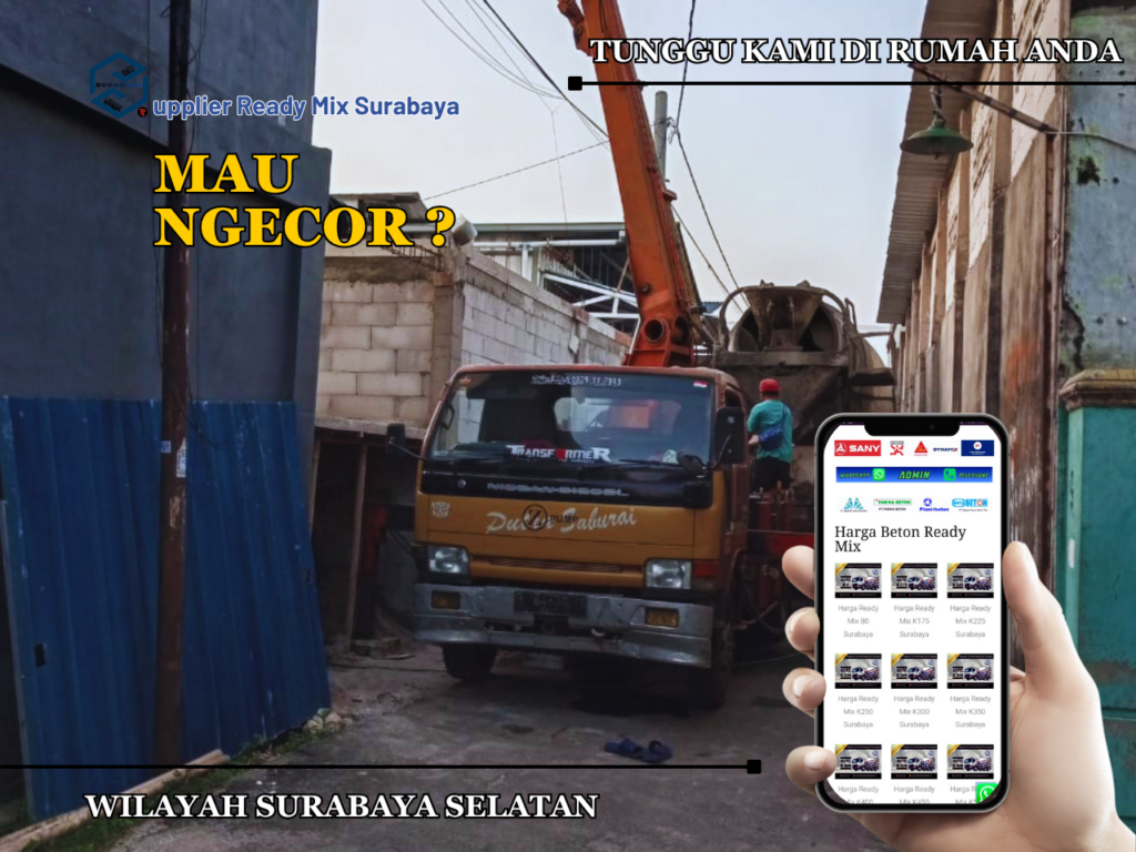 Beton Ready Mix Surabaya Selatan