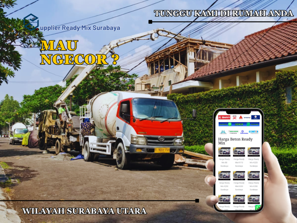 Beton Ready Mix Surabaya Utara