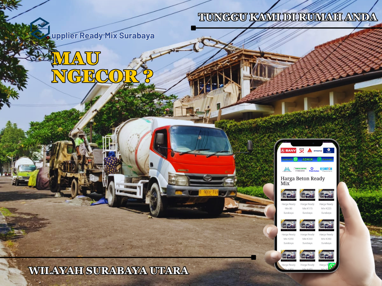 Beton Ready Mix Surabaya Utara